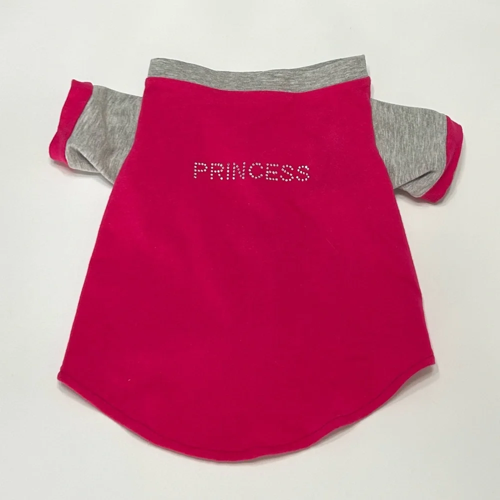 🦋 5/$25 - Hip Doggie Princess Shirt - Size XL